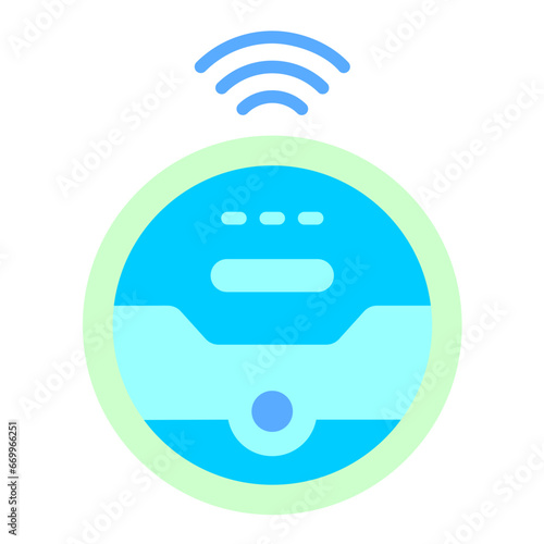Robot Vaccum Icon Style
