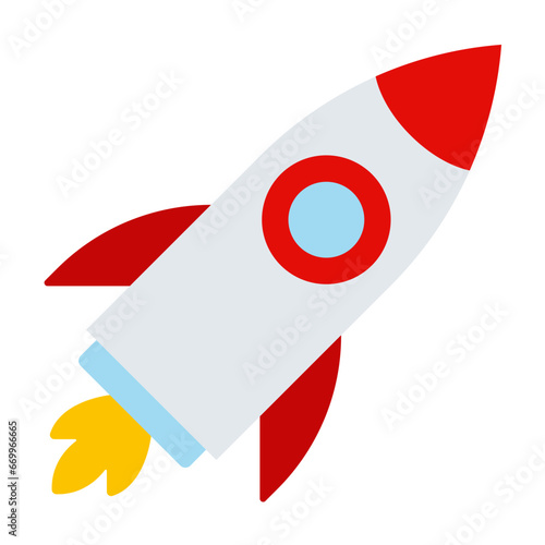 Space Booster Icon Style