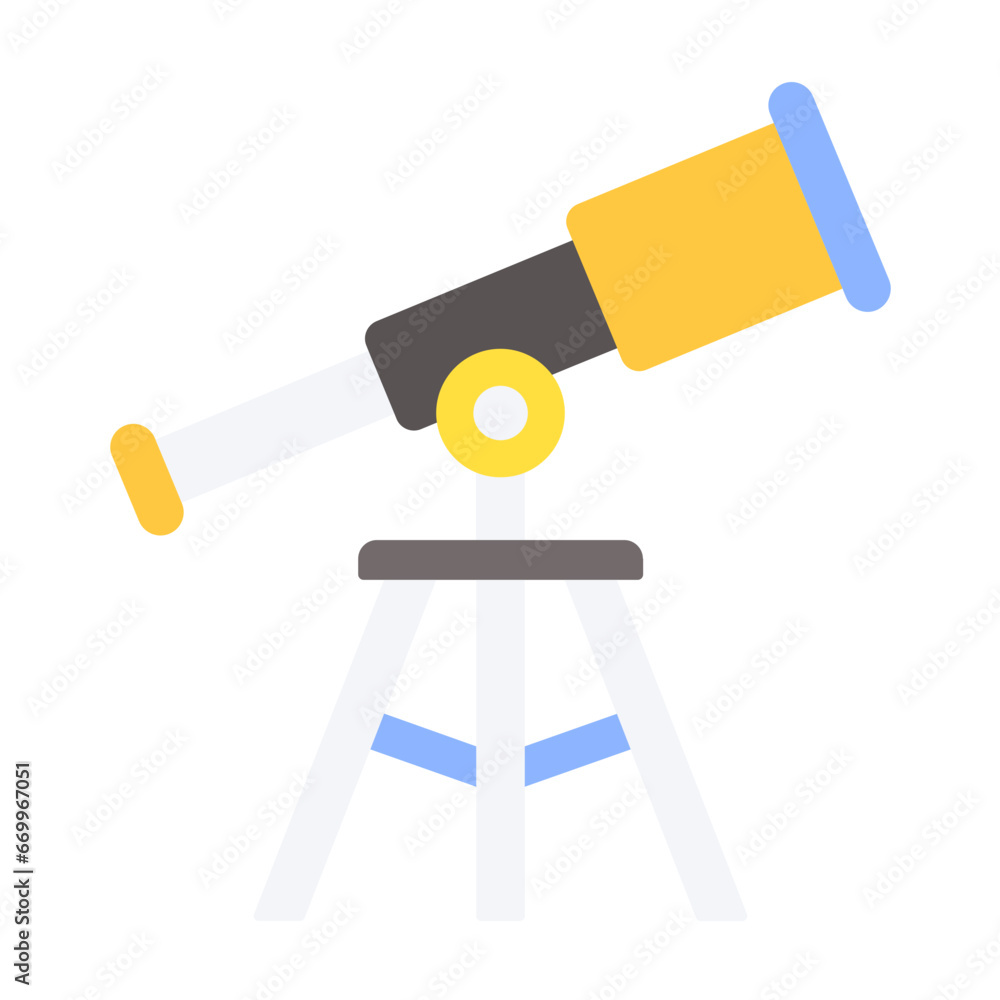 Telescope Icon Style Telescope Icon Style