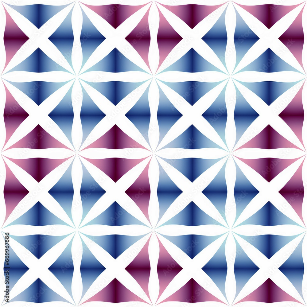 Minimalist Kaleidoscope Abstractions Pattern