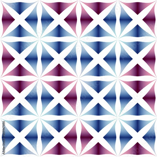 Minimalist Kaleidoscope Abstractions Pattern