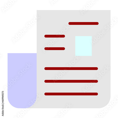 Newspaper Icon Style