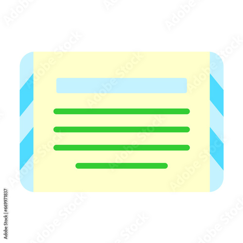 Air Mail Icon Style