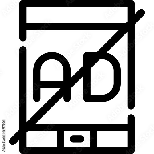 No Ad Icon