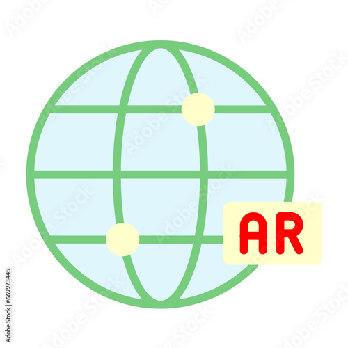 Ar World Icon Style