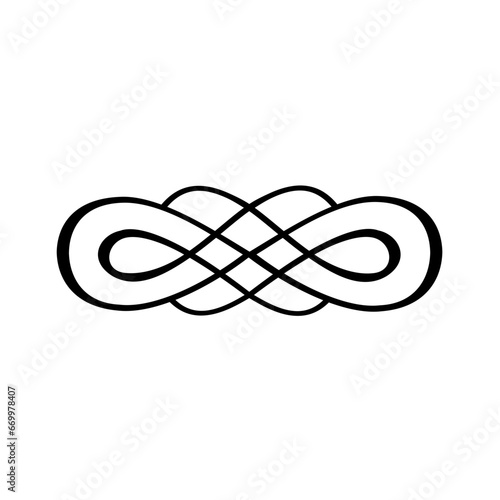 Curly graphic elements. Calligraphy swashes, signature decorative creative desig