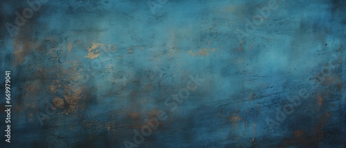textured blue surface with some scratches on the background  dark beige and dark azure  smokey background  bold color field  realistic textures