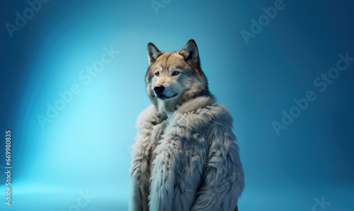 Wolf wearing sheep coat