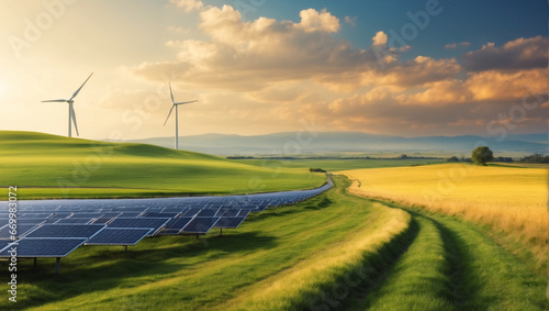 Renewable Energy, Solar Energy concept