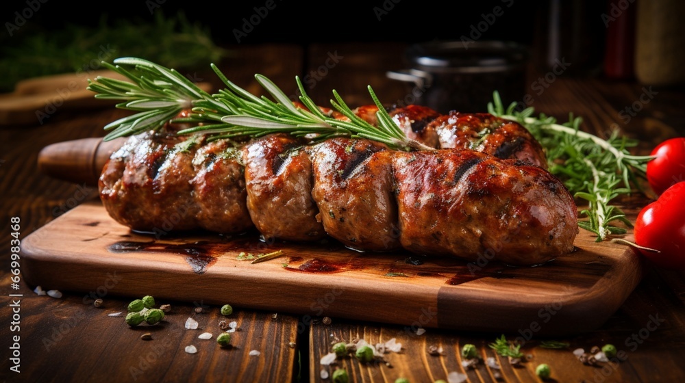 grilled meat on the grill generated by AI grilled meat on the grill generated by AI