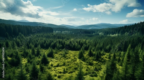 A bird's-eye view of the forest