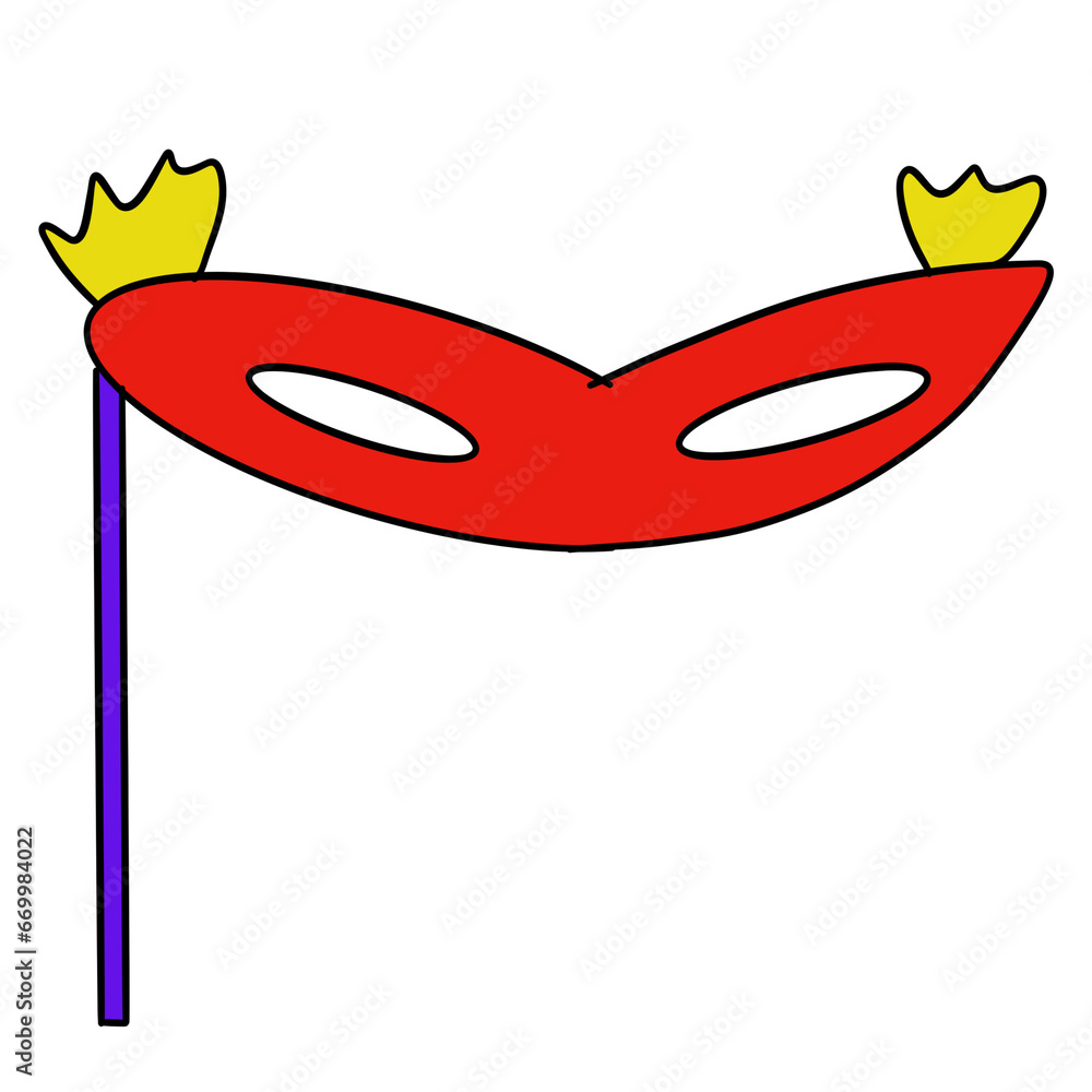 Fantasy masks worn at New Year's events Fantasy masks worn at New Year's events