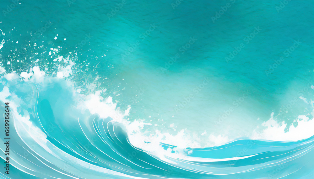 abstract water ocean wave blue aqua teal texture blue and white water wave graphic resource as background for ocean wave abstract isolated transparent wavy backdrop for copy space text paintover