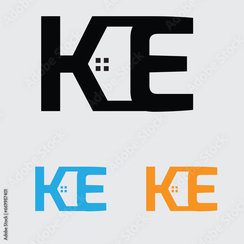 K letter House Logo (ID: 669987401)