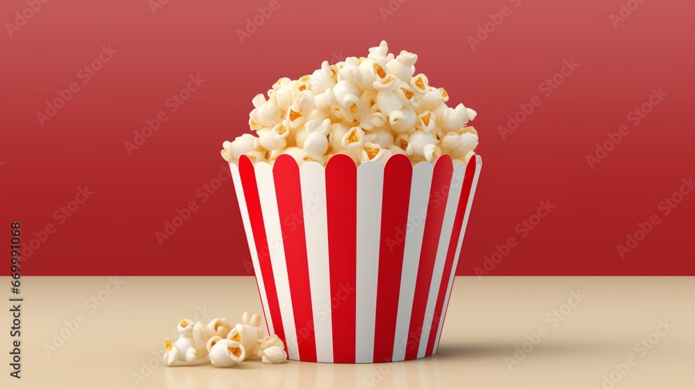 popcorn and soda  generated by AI