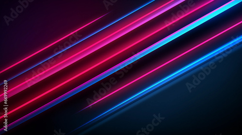 Abstract neon shapes background