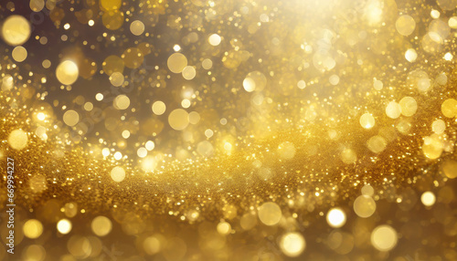 golden glitter magical abstract of celebration festive radiance sparkling bokeh in gold glimmers of joy shiny bokeh lights for holidays