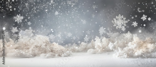 snow pile backdrop blank sparkle light  © mariyana_117