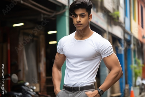 indian handsome muscular man