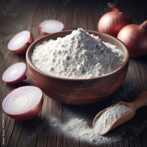 ingredients for baking bowl of flour 