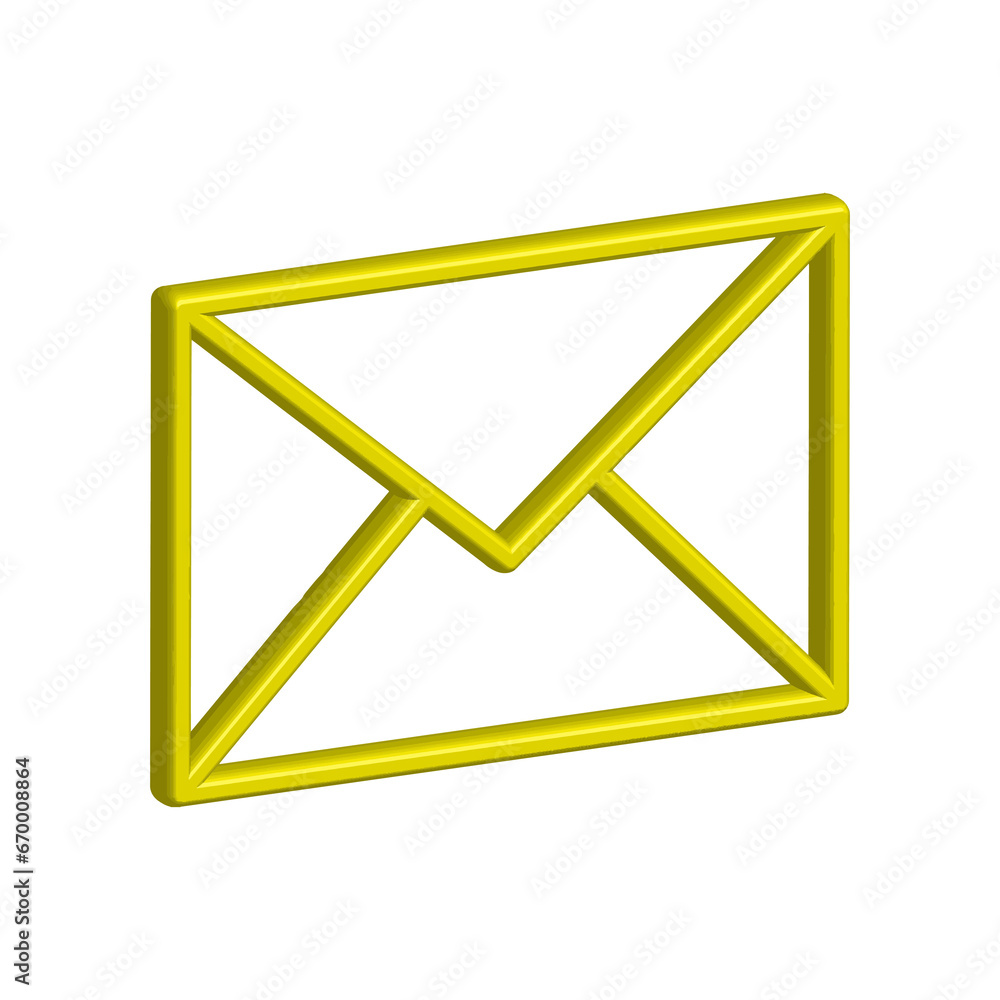 Mail icon. email icon. E-mail icon. Envelope illustration 3D design Mail icon. email icon. E-mail icon. Envelope illustration 3D design