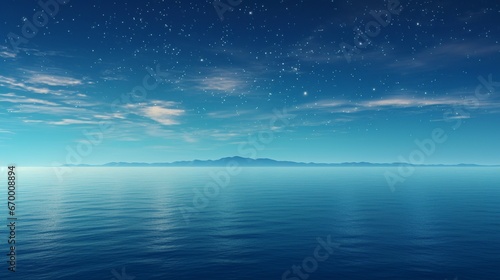 Calm Sea at Night