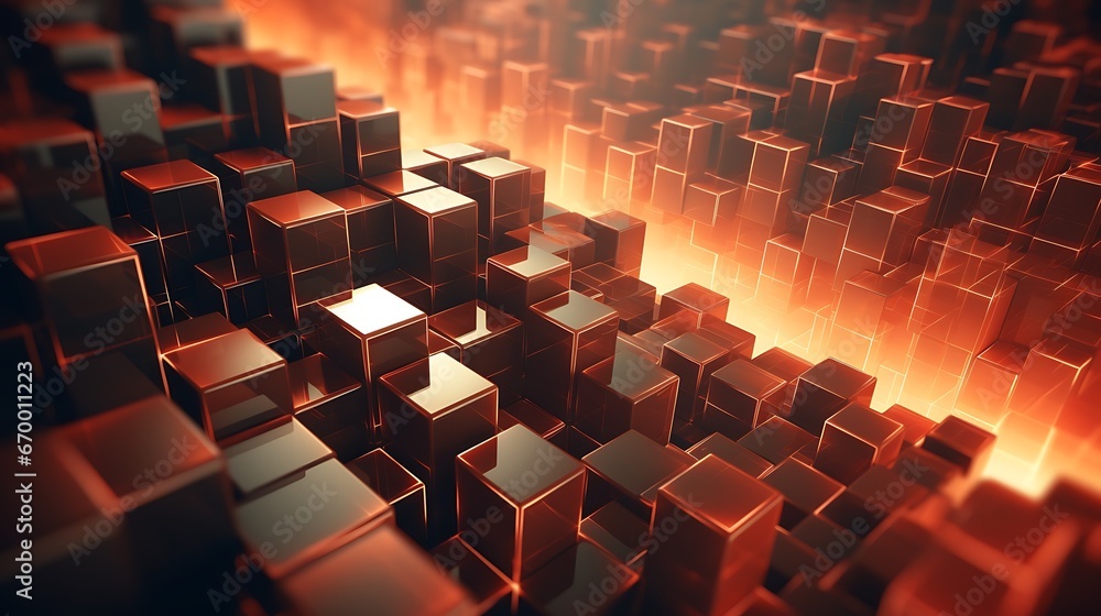 Obraz premium 3D abstract art background wallpaper