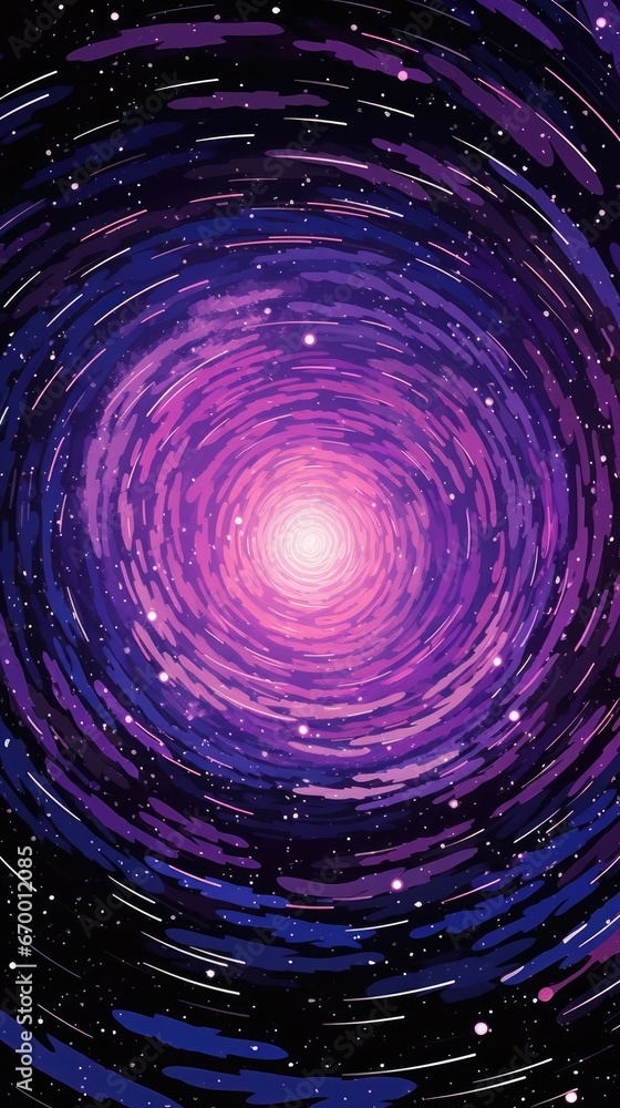 A view from space to a spiral galaxy and stars. Universe filled with stars, nebula and galaxy Generative AI A view from space to a spiral galaxy and stars. Universe filled with stars, nebula and galaxy Generative AI