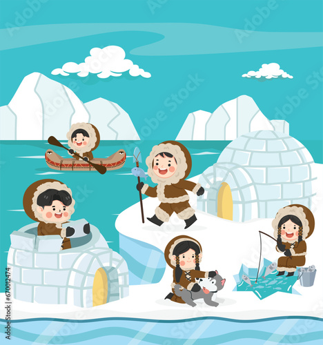 Inuit eskimo North pole Arctic