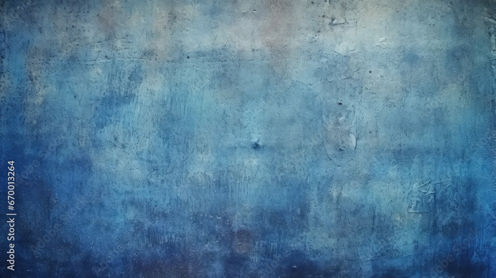 Fototapeta premium A blank dark blue chalkboard style texture background. A.I. generated.