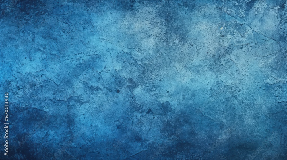 Fototapeta premium A blank dark blue chalkboard style texture background. A.I. generated.