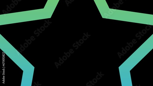 Colorful Stars animation video