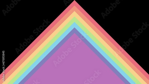 abstract rainbow background animation video