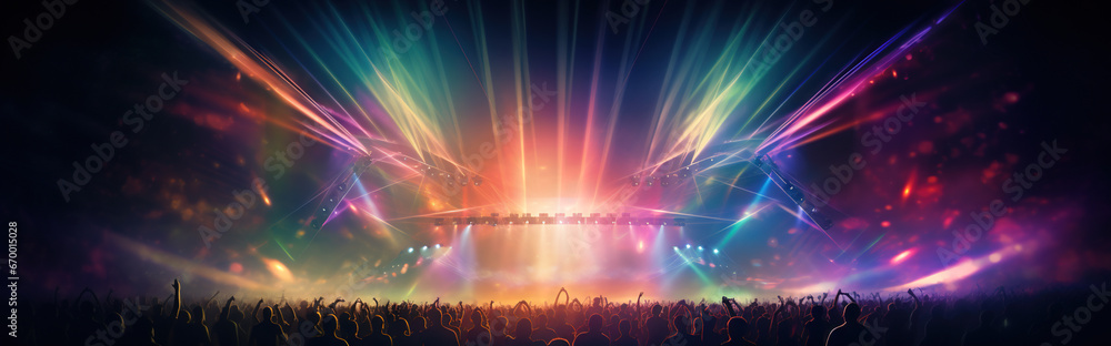 Concert laser show header