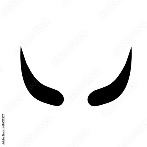 Bull horn logo vector