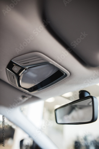 Interior lighting of car interior on the ceiling - led reading light © Hanna