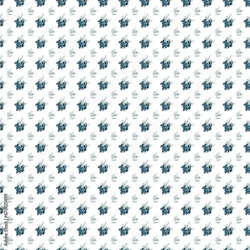 seamless pattern with floral
