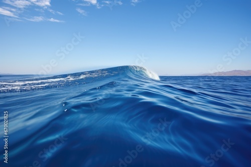 ripple wave forming around a jet ski on a calm sea