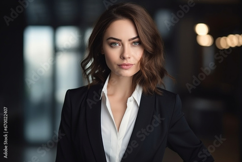 Portrait of a confident businesswoman © alisaaa