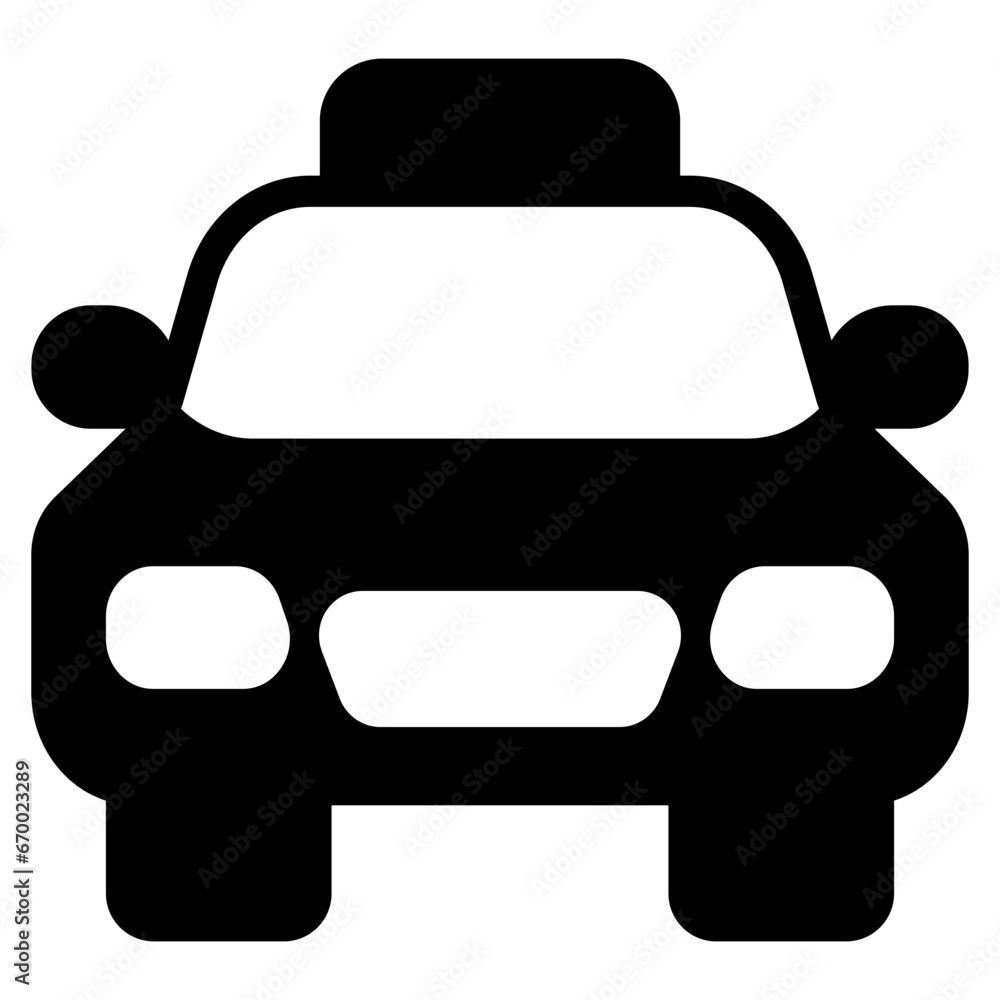 Obraz premium car view front