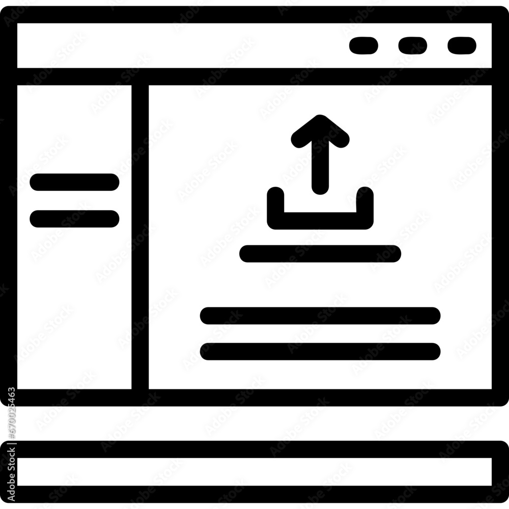 Fototapeta premium Upload Icon