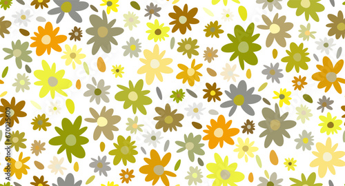 Fototapeta Naklejka Na Ścianę i Meble -  Floral background vector hand drawn