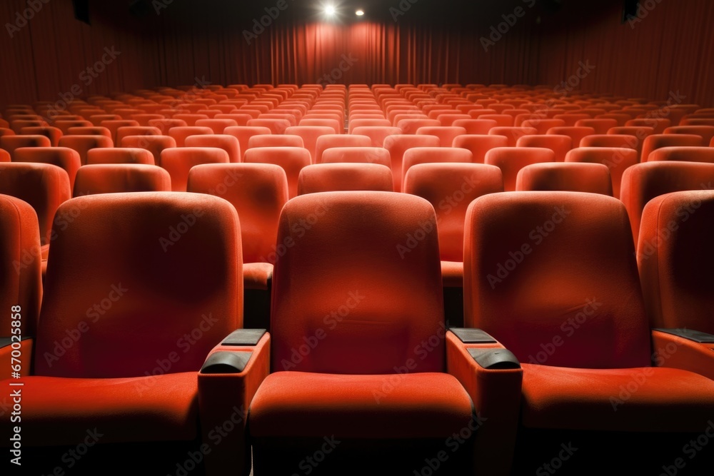 theater auditorium with rows of vacant seats theater auditorium with rows of vacant seats