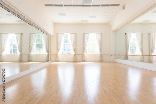 a bright and airy dance studio venue © studioworkstock