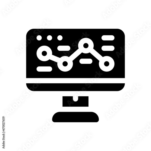 monitoring glyph icon