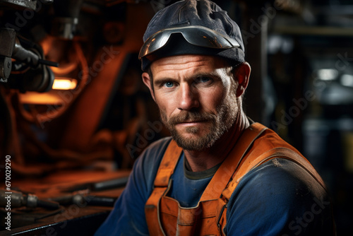 Portrait of Metal worker