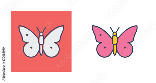 Butterfly Flying Vector Icon