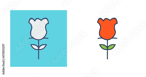 Rose Vector Icon