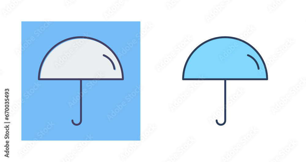 Fototapeta premium Umbrella Vector Icon
