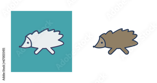 Hedgehog Vector Icon
